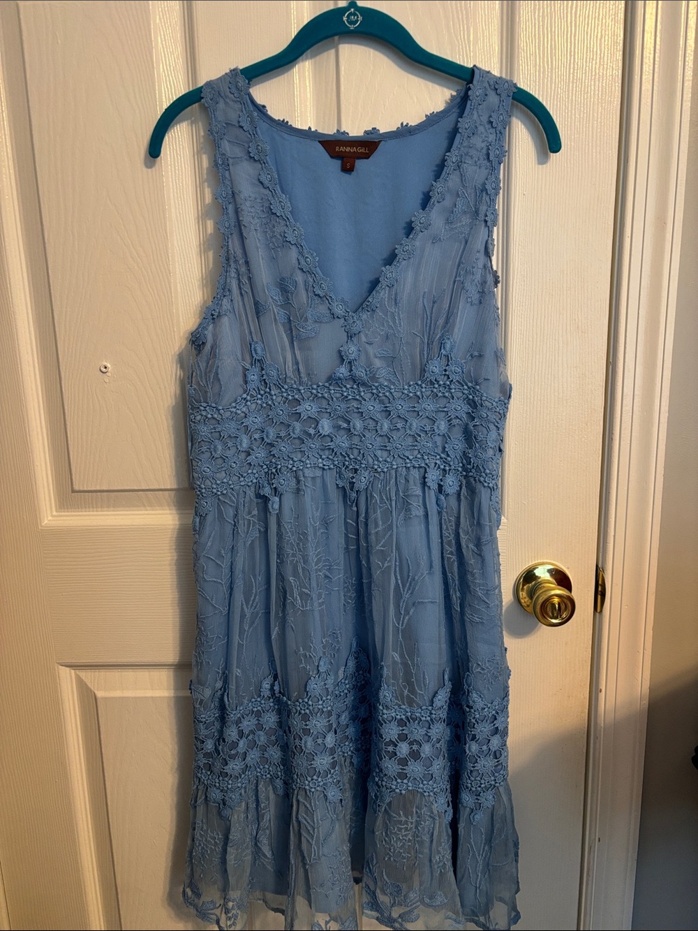 Ranna Gill blue dress